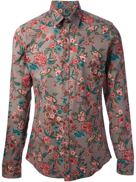 gucci floral mens shirt|real Gucci shirts for men.